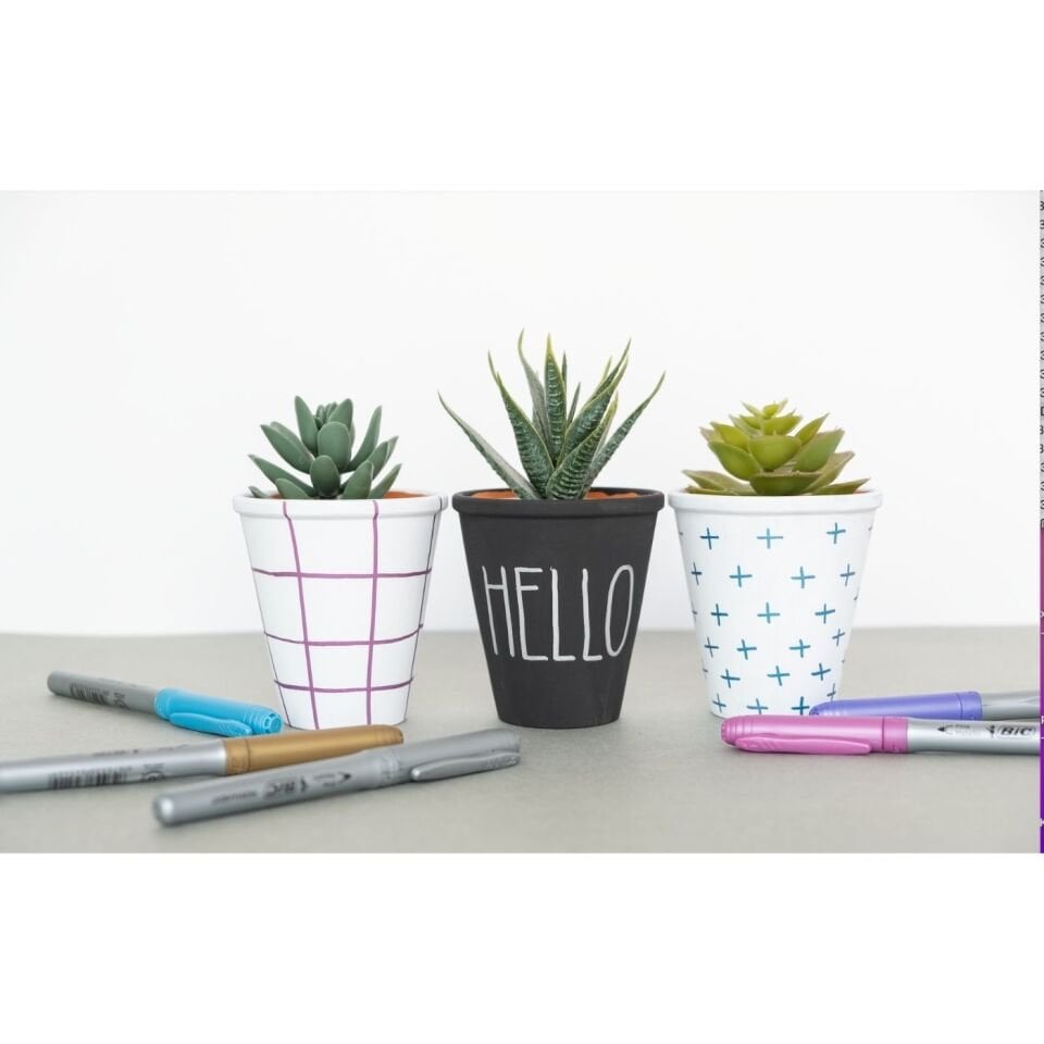 BIC Intensıty Permanent Markör Altın Gümüş