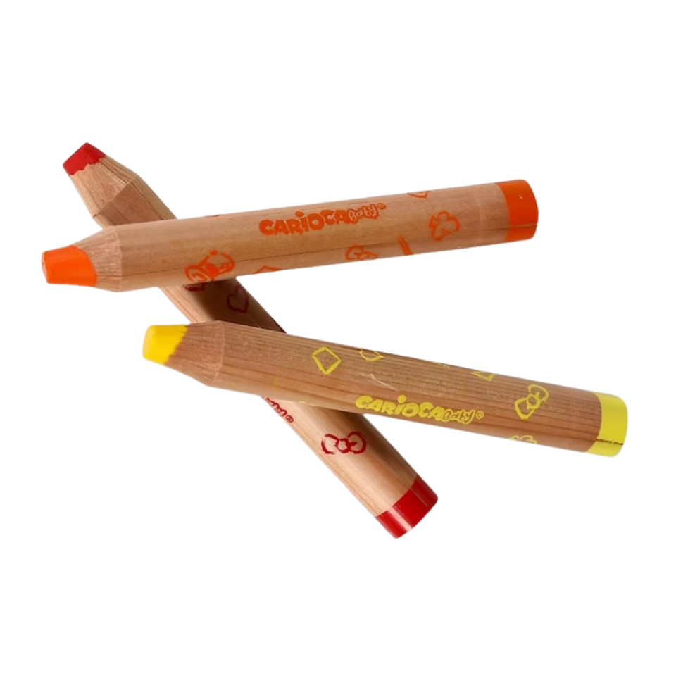 Carioca Teddy Jumbo Bebek Süper Yıkanabilir Keçeli Boya Kalemi 10'lu 42818