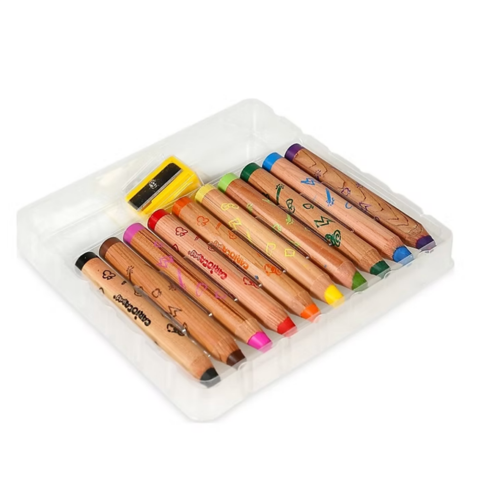 Carioca Teddy Jumbo Bebek Süper Yıkanabilir Keçeli Boya Kalemi 10'lu 42818