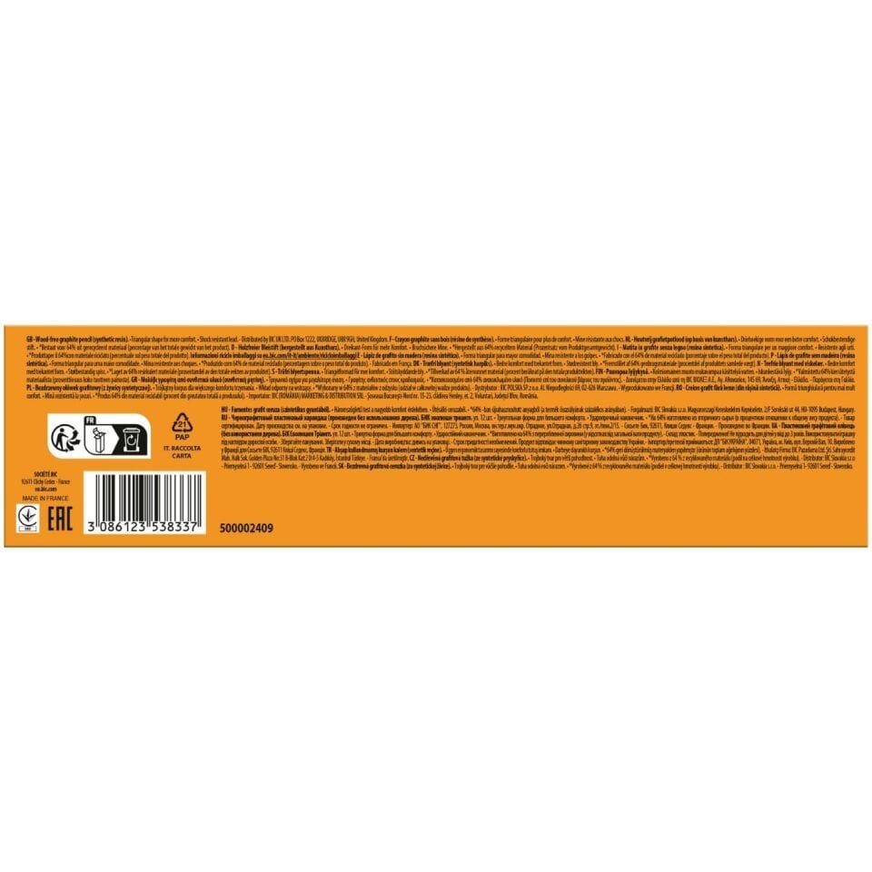 BIC Evolution Üçgen Kurşun Kalem 964845 12'li