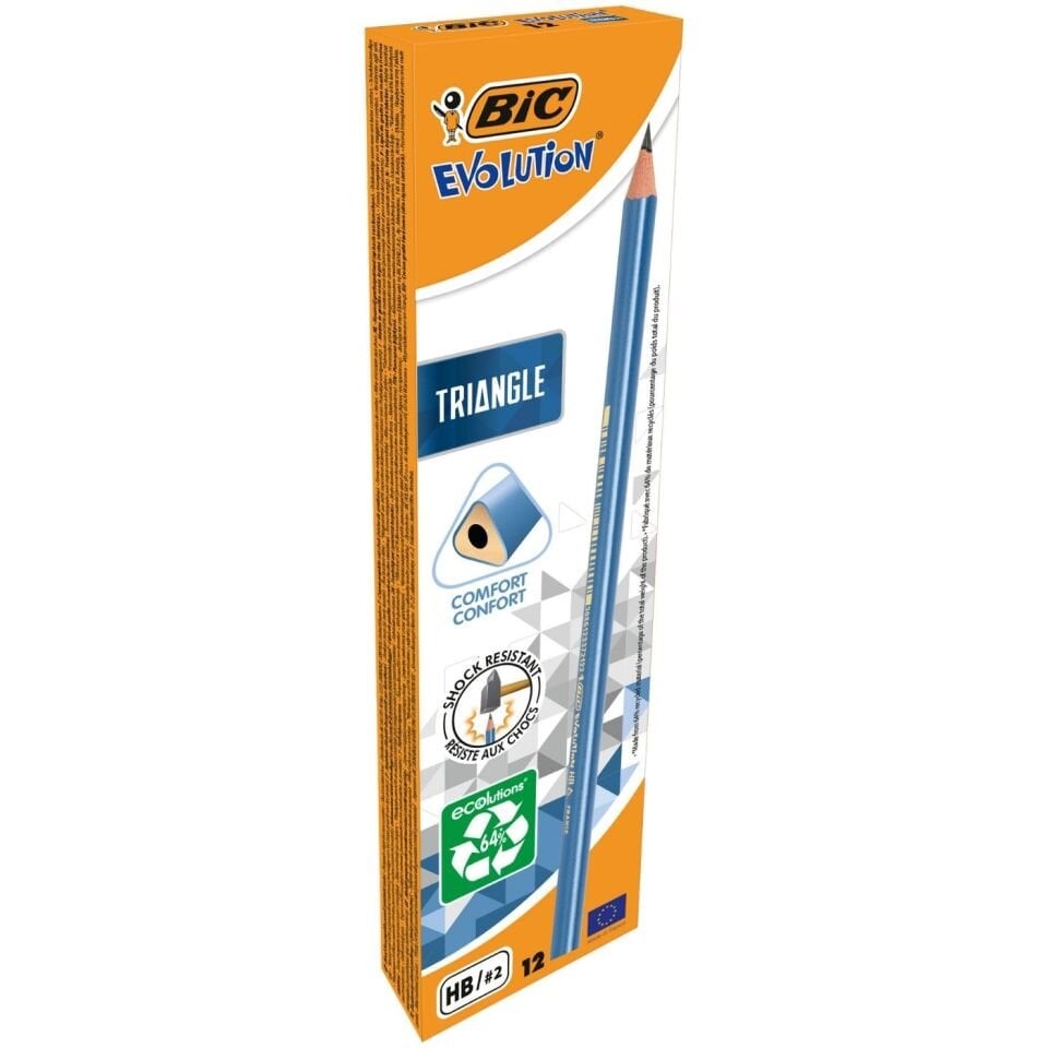 BIC Evol Üçgen Kurşun Kalem 12'li Kutu 964845