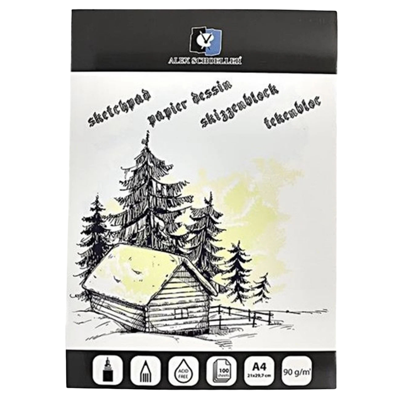 Alex Scholler Alx­0275 Spr Jumbo Eskiz Blok A4 90Gr 100Yp