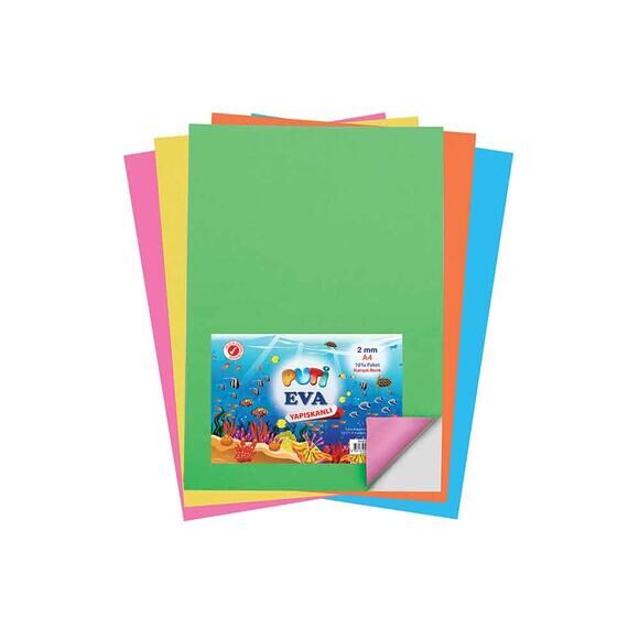 Puti  1123  A4 Yapışkanlı Eva  10Lu  Krş