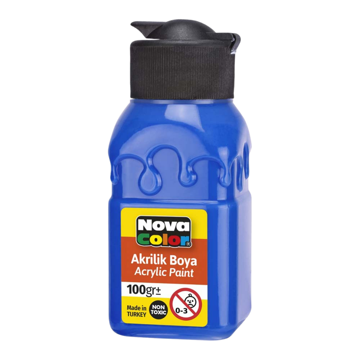 Nova Color Nc-2012 Akrilik Boya Şişe 100Gr Mavi