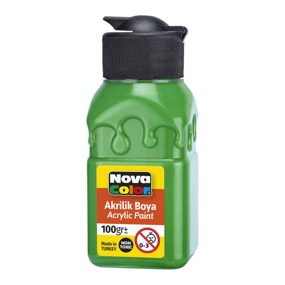 Nova Color Nc-2013 Akrilik Boya Şişe 100Gr Yeşil