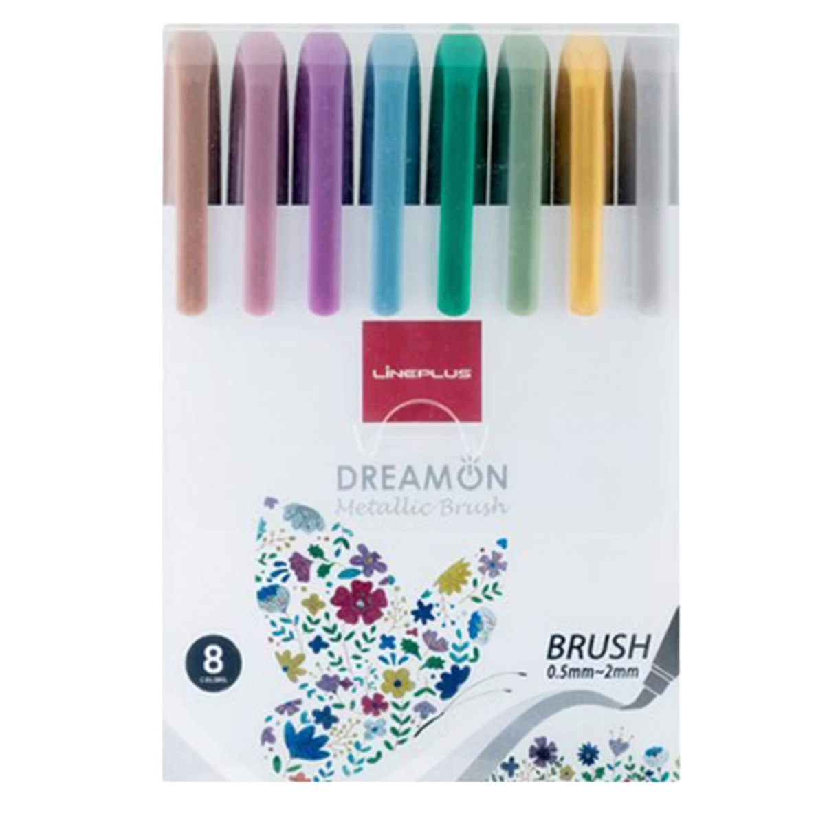 Lineplus 359142 Dreamon Fırça Uclu Keçeli Kalem 8'li Krs