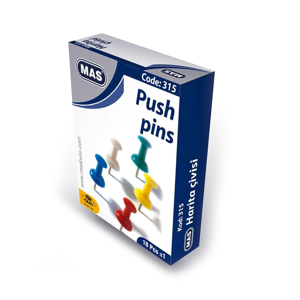 Mas  315  Harita  Çivisi  Renkli