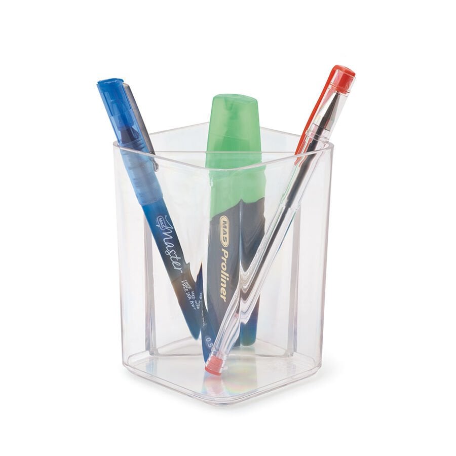 Mas 0490 Kristal Kalemlik Kübik Şeffaf