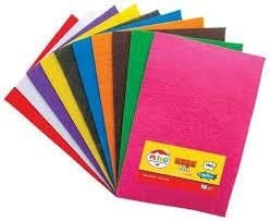 Mas 1765 Keçe 20X30 10'lu Paket Karışık Renk