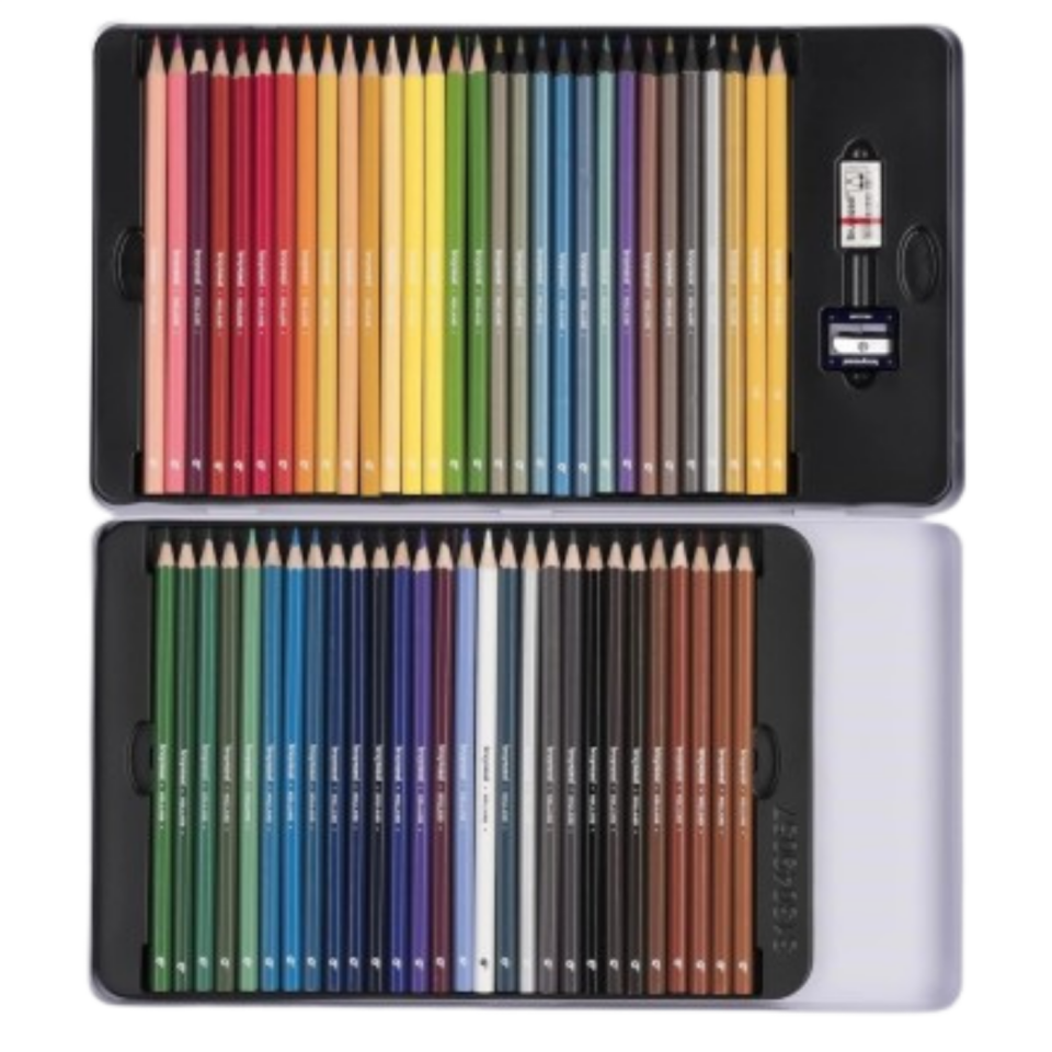 Bruynzeel Renkli Kalem Seti 60 Parça Metal Kutu 60312904