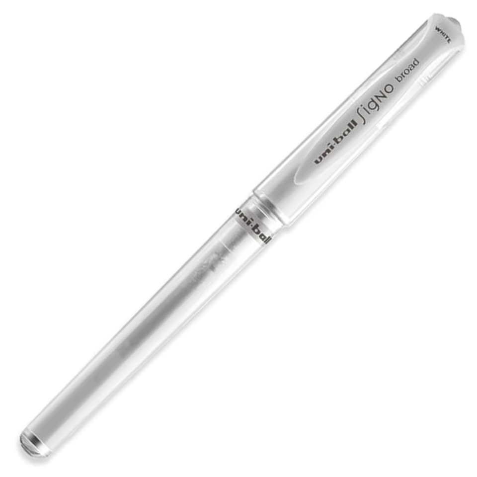 Uni-Ball UM-153 Signo Broad İmza Kalemi 1.0mm Beyaz