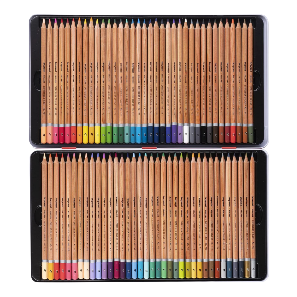 Bruynzeel Expression Renkli Kalem Seti 72 Renk Metal Kutu 60312072