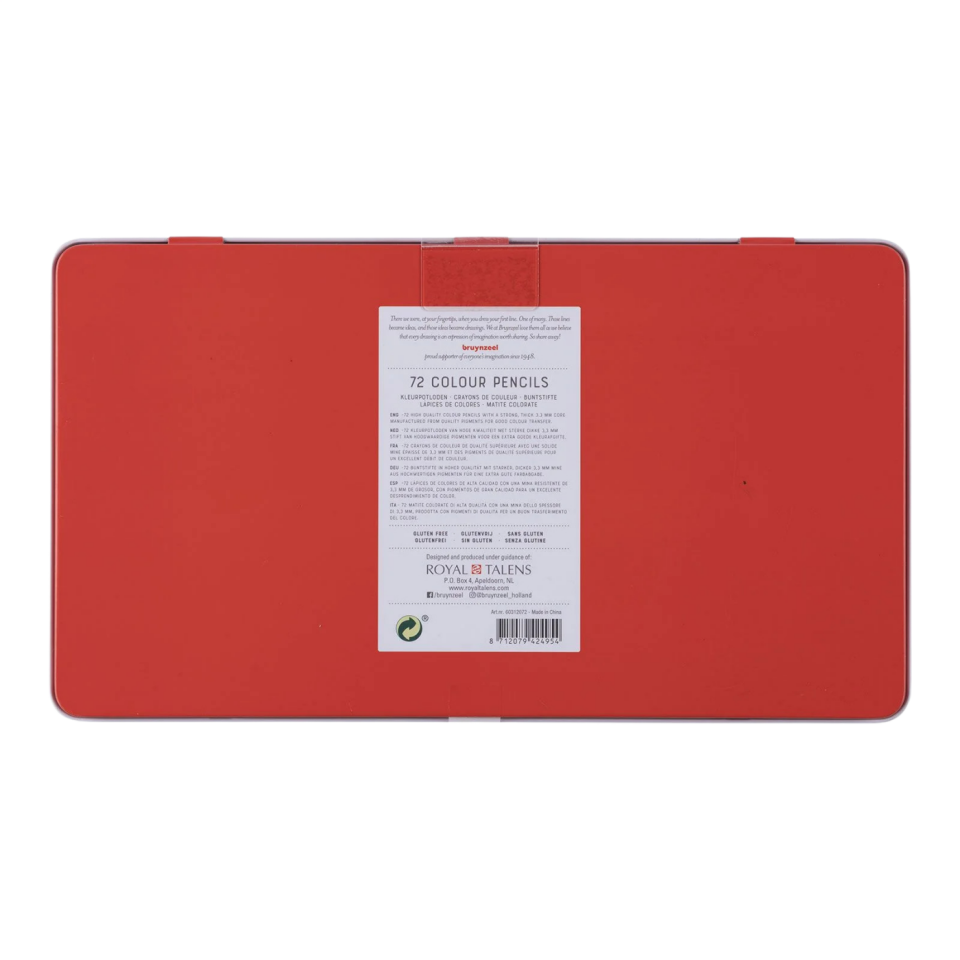 Bruynzeel Expression Renkli Kalem Seti 72 Renk Metal Kutu 60312072