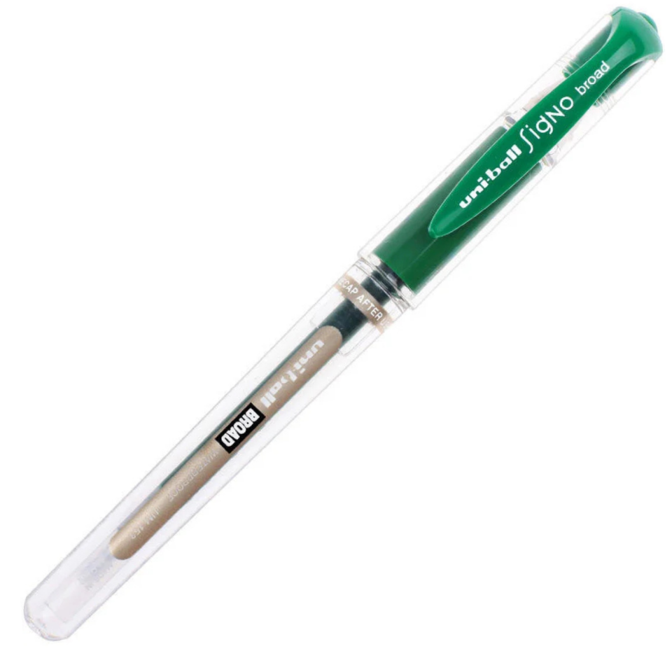 Uni-Ball UM-153 Signo Broad İmza Kalemi 1.0 mm Yeşil