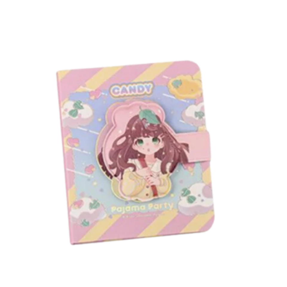 Mikro Mini­10 Minish Candy Girl Squıshy  Mini Not Defter 128 Yaprak