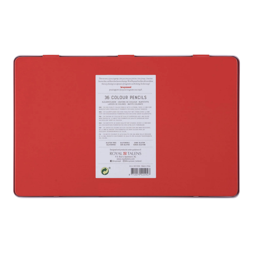 Bruynzeel Expression Renkli Kalem Seti 36 Renk Metal Kutu 60312036