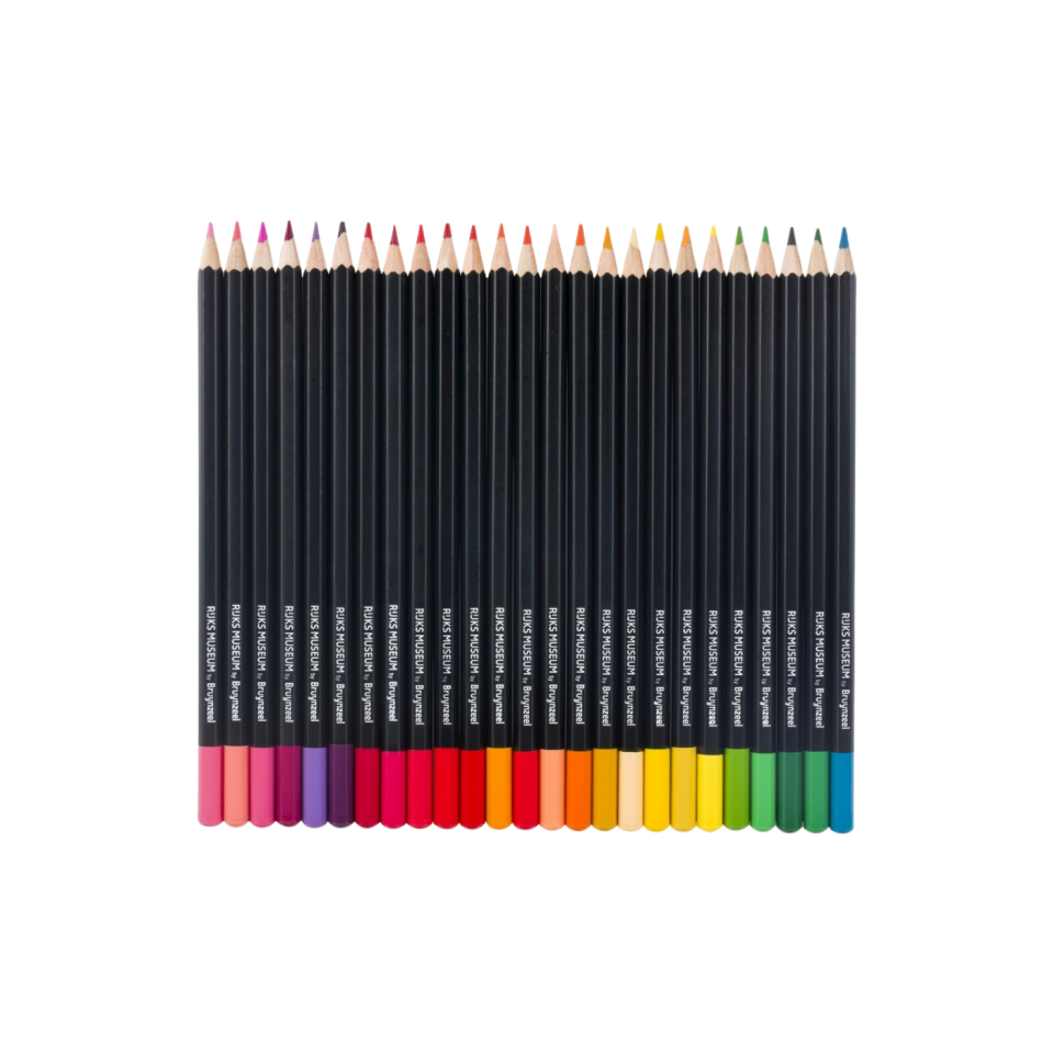 Bruynzeel Rijksmuseum Sütçü Kız Tablosu Renkli Kalem 24 Renk Metal Kutu 63012024