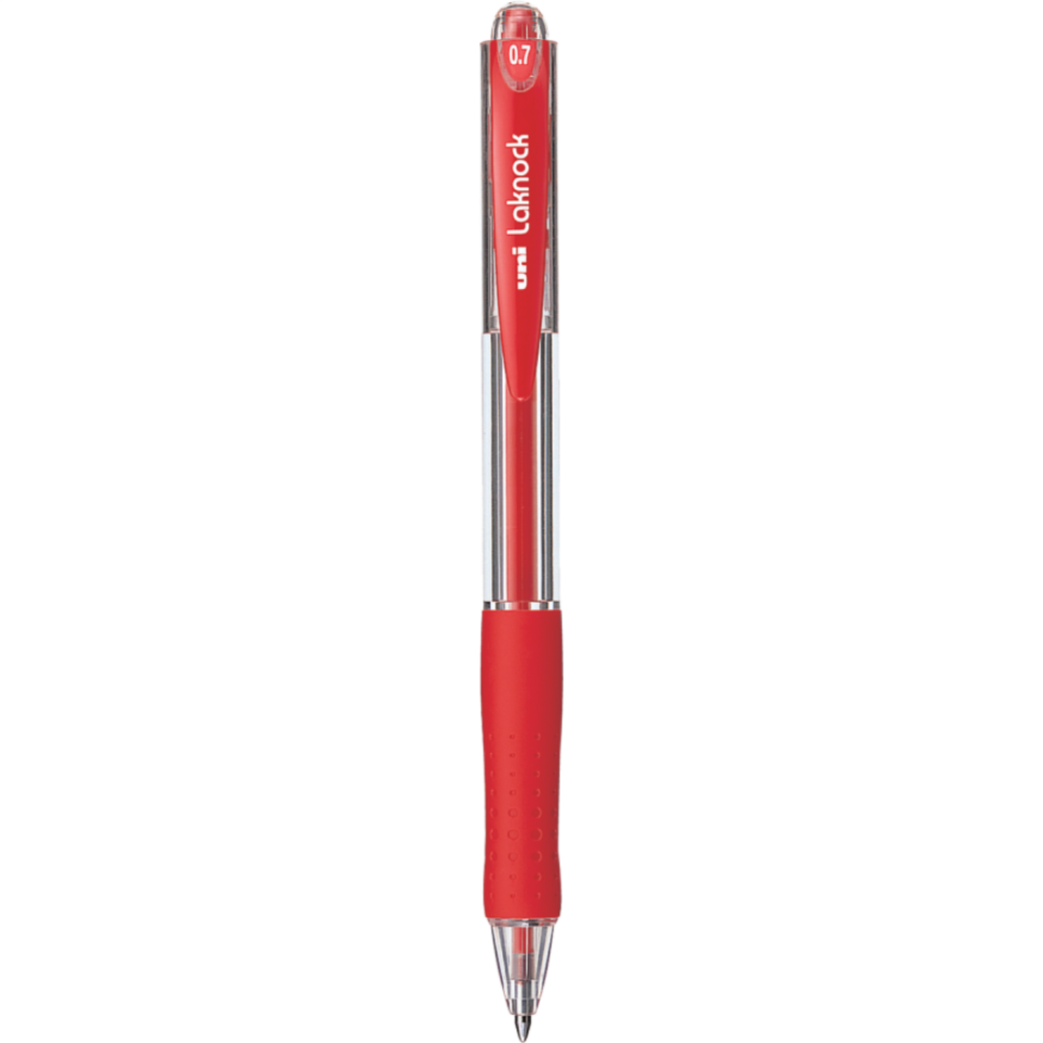Uni-Ball SN-100 Laknock Tükenmez 0.7mm Kırmızı