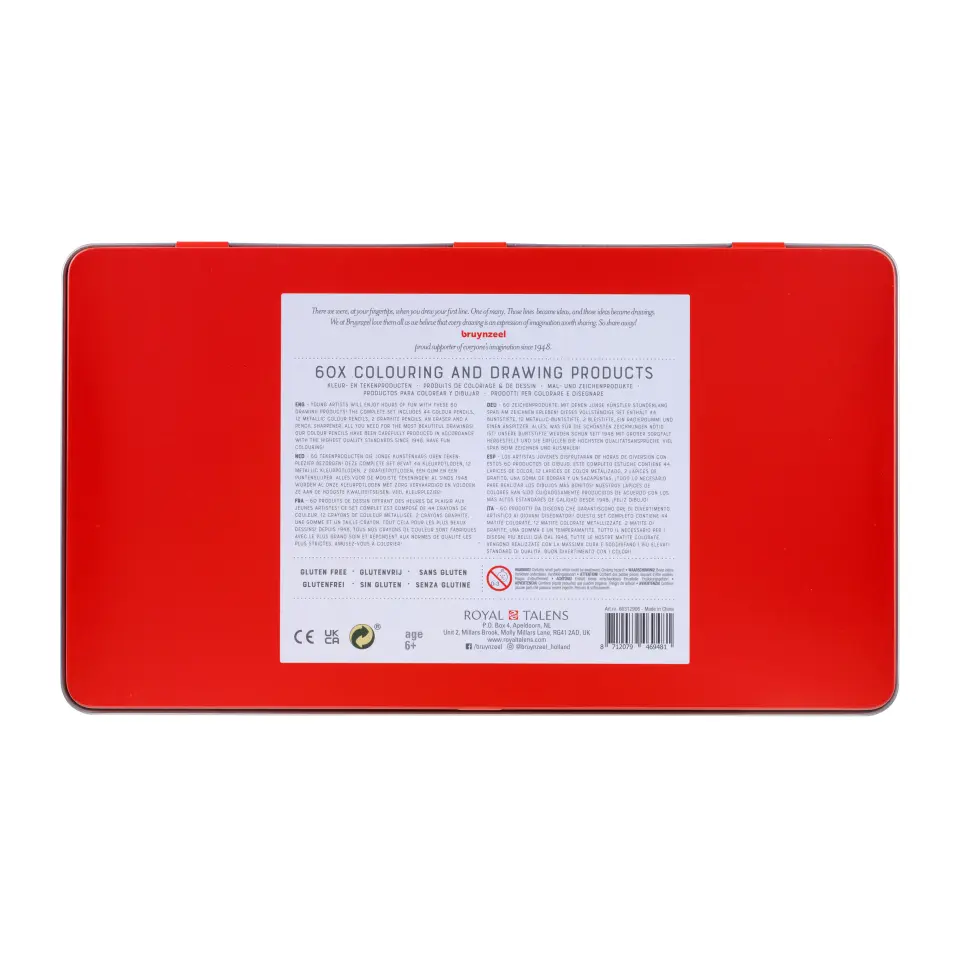 Bruynzeel Çizim ve Boyama Seti Küçük Sanatçılar | 60 Parça 60312906