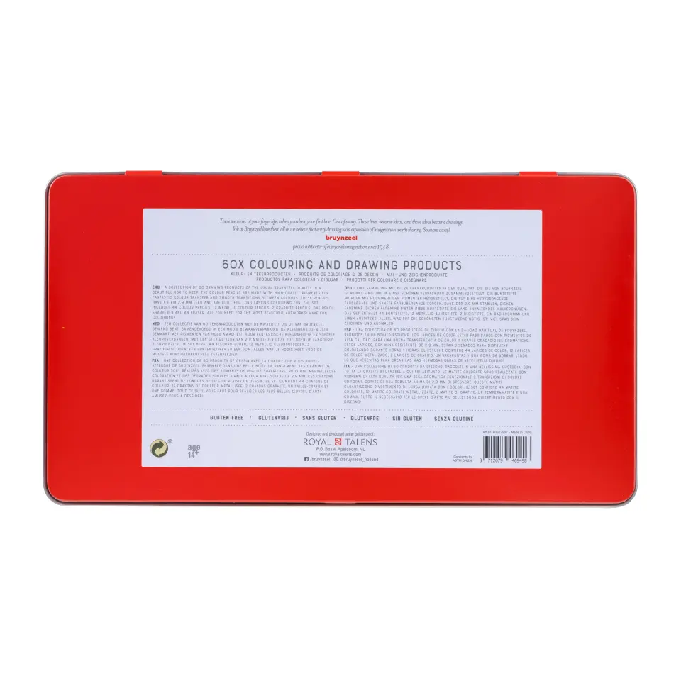 Bruynzeel Çizim ve Renklendirme Seti Yaratıcı Sanatçılar | 60 Parça 60312907