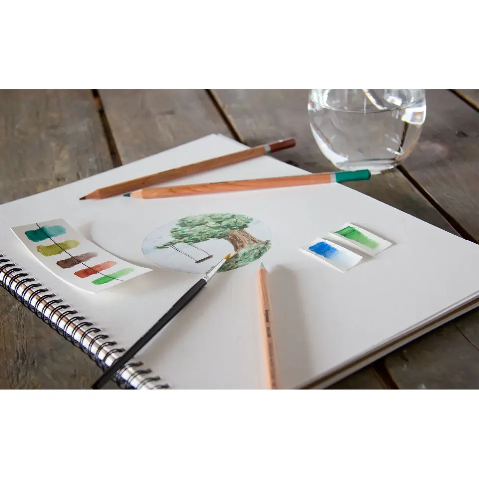 Bruynzeel Expression Aquarelle Boya Kalem 12 Renk Metal Kutu 60313012