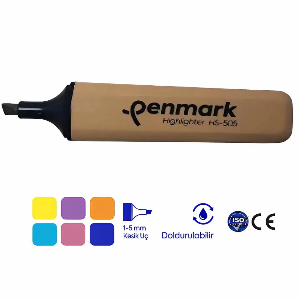 Penmark HS-505-22 Tropik Fosforlu Kahverengi Kalem
