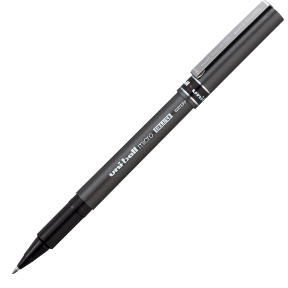 Uni-Ball UB-155 Deluxe Micro Roller Kalem Siyah