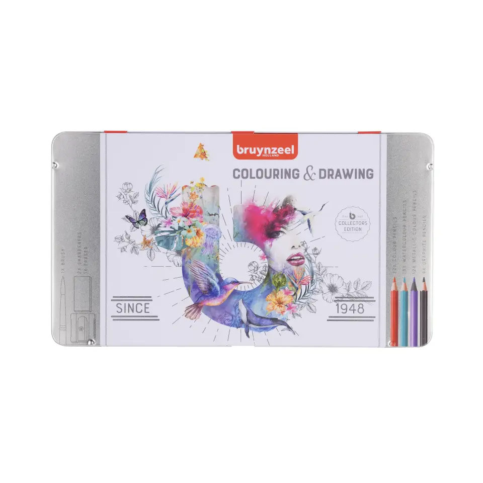 Bruynzeel Boyama ve Çizim Seti 70 Parça 60319070