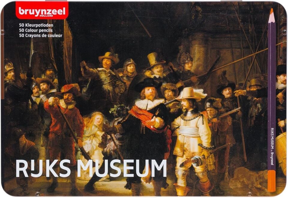 Bruynzeel Aquarelle Boya Kalem Rijksmuseum - Vincent Van Gogh | 24 Renk + Fırça Metal Kutu 63013024