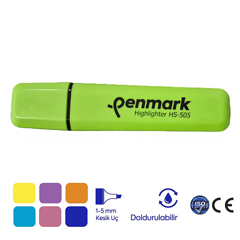 Penmark HS-505-23 Tropik Fosforlu Lime Kalem
