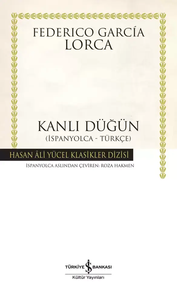 Kanlı Düğün (İspanyolca-Türkçe) - Ciltli