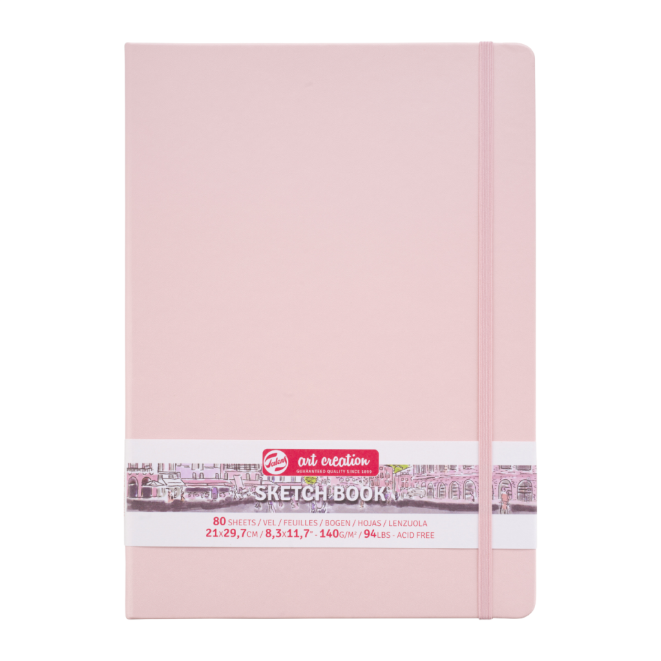 Talens Sanat Eseri Çizim Defteri Pastel Pembe 21x29,7cm 140gr 80Yp
