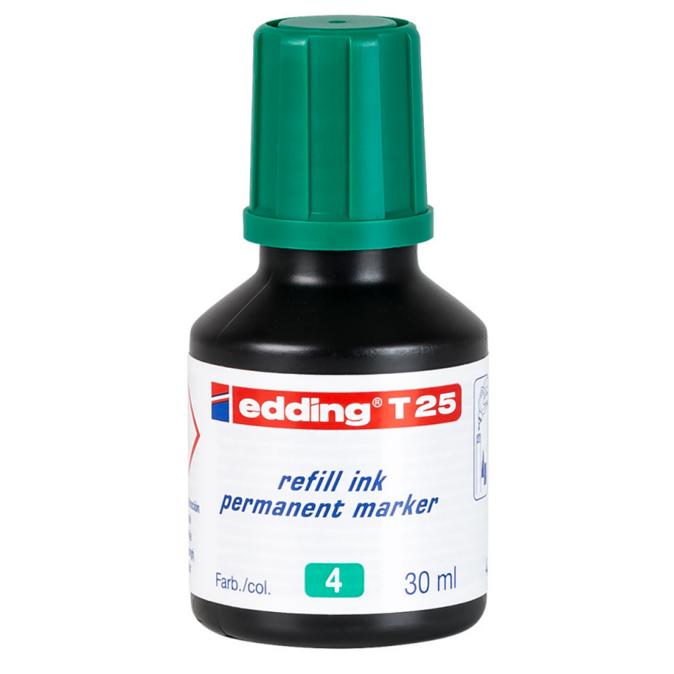 Edding Mürekkep T25 Yeşil 25Ml