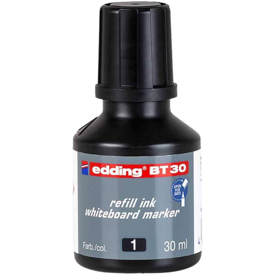 Edding BT30 Yedek Mürekkep Siyah 30ml