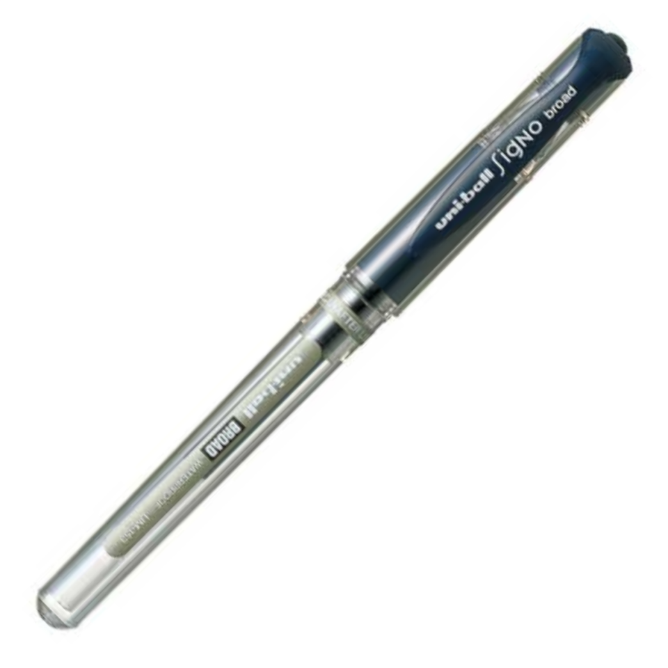 Uni-Ball UM-153 Signo Broad İmza Kalemi 1.0mm Mavi Siyah