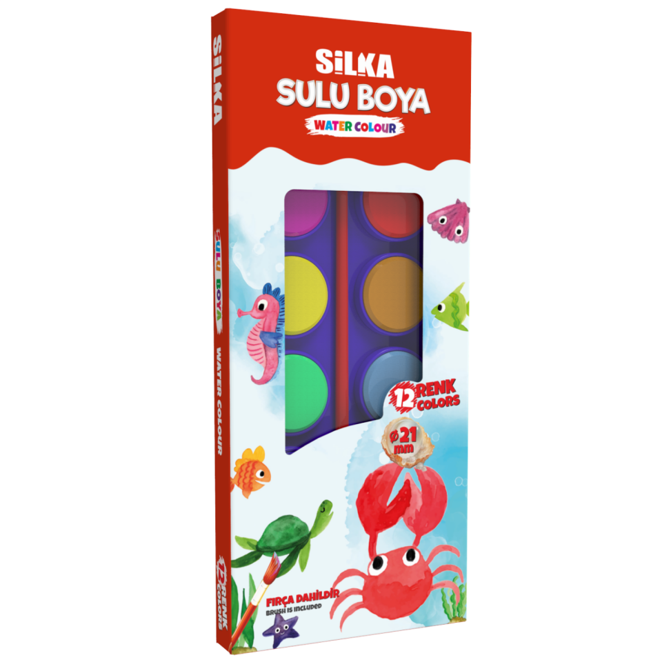 Silka Sulu Boya 21mm 12 Renk 404