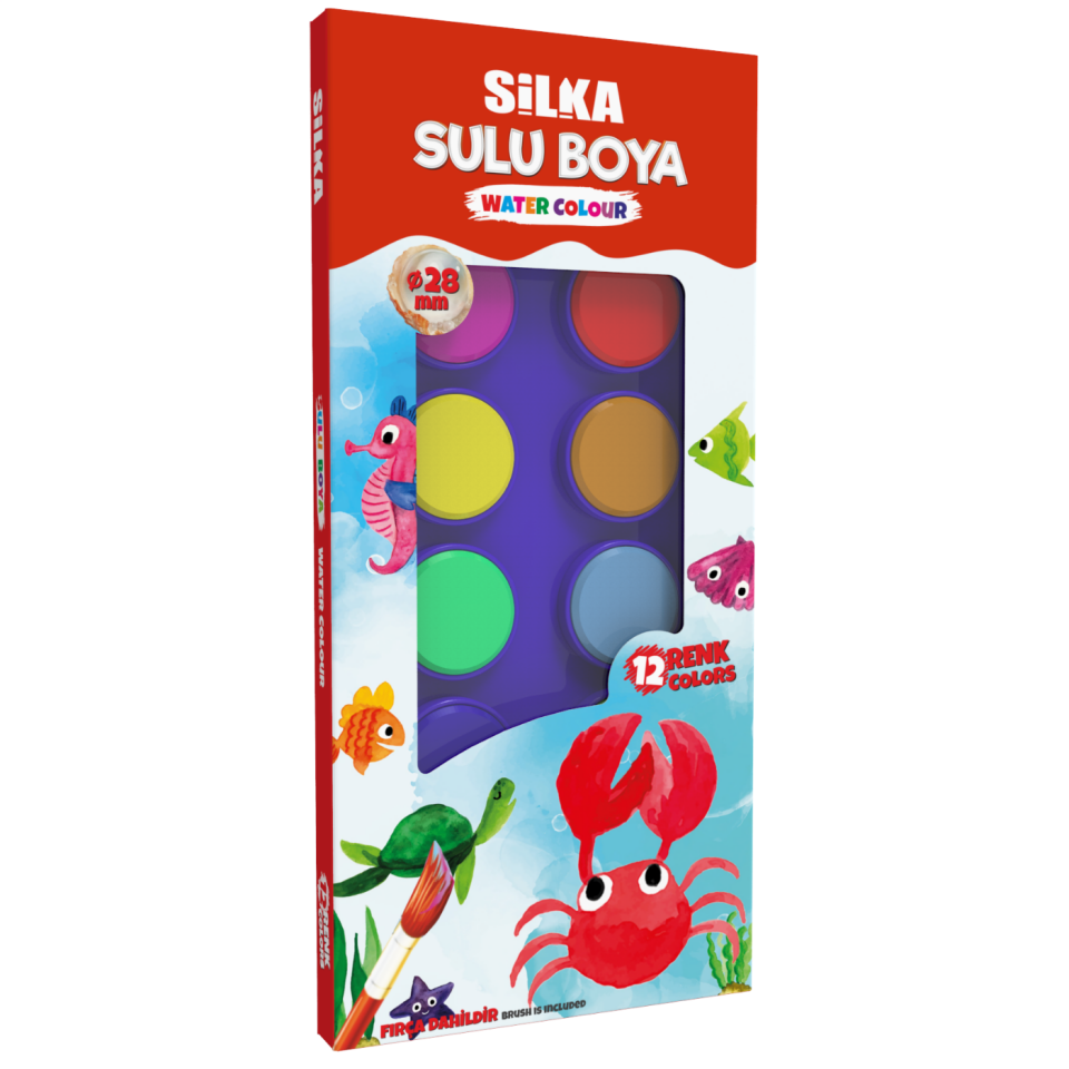 Silka Sulu Boya 28mm 12 Renk 411