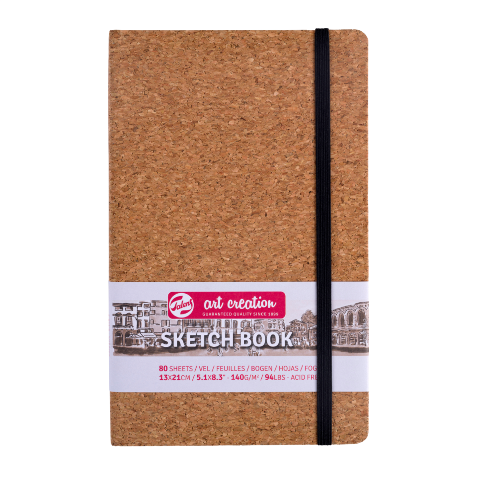Talens Sanat Eseri Çizim Defteri, Mantar Kapaklı 13x21cm 140gr 80Yp
