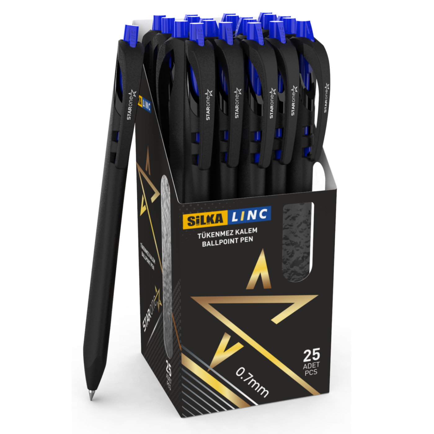Linc StarOne 451 Tükenmez Kalem Mavi 0,7Mm