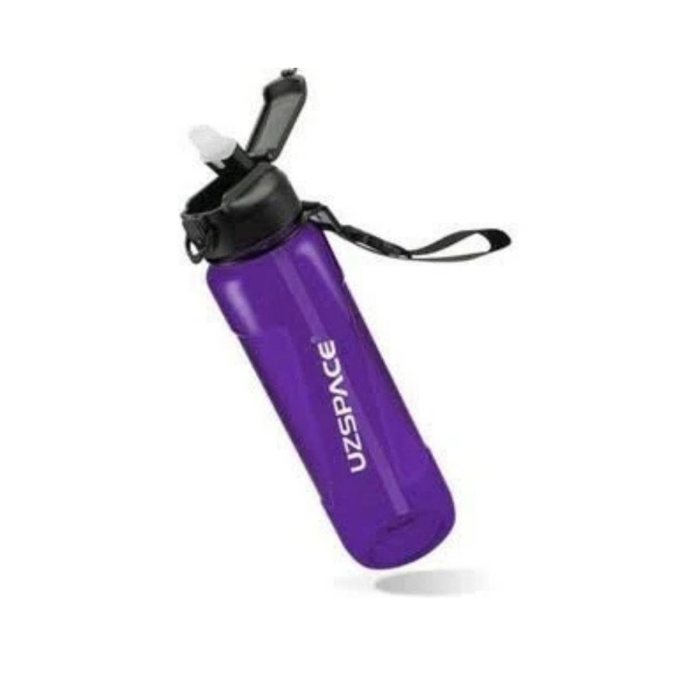 Uzspace Pipetli Trıtan Matara 1000ml Mor