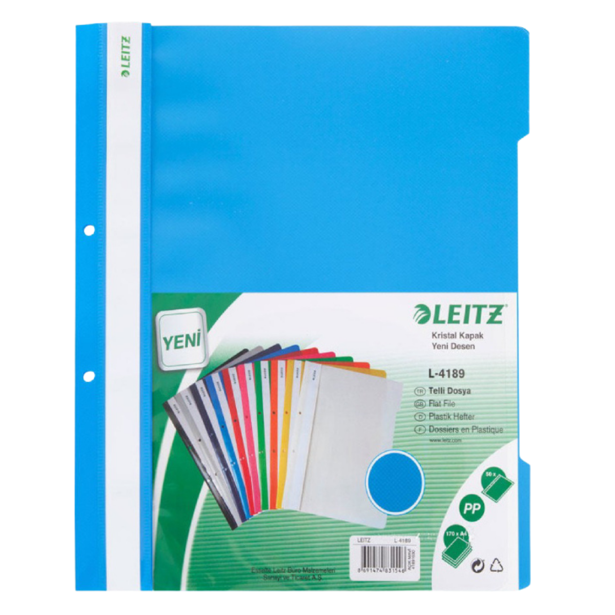 Leıtz 4189-30888 Tellı Dosya A.Mavı 10 Lu