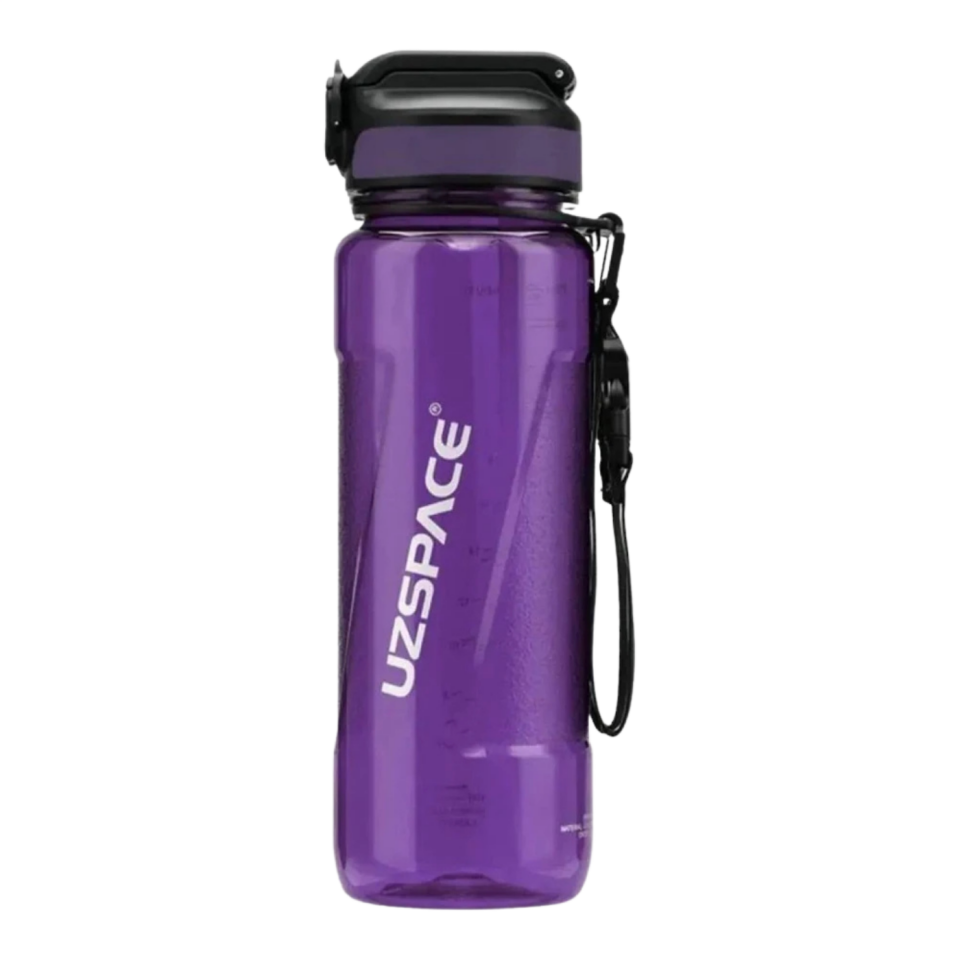 Uzspace Pipetli Trıtan Matara 1000ml Mor