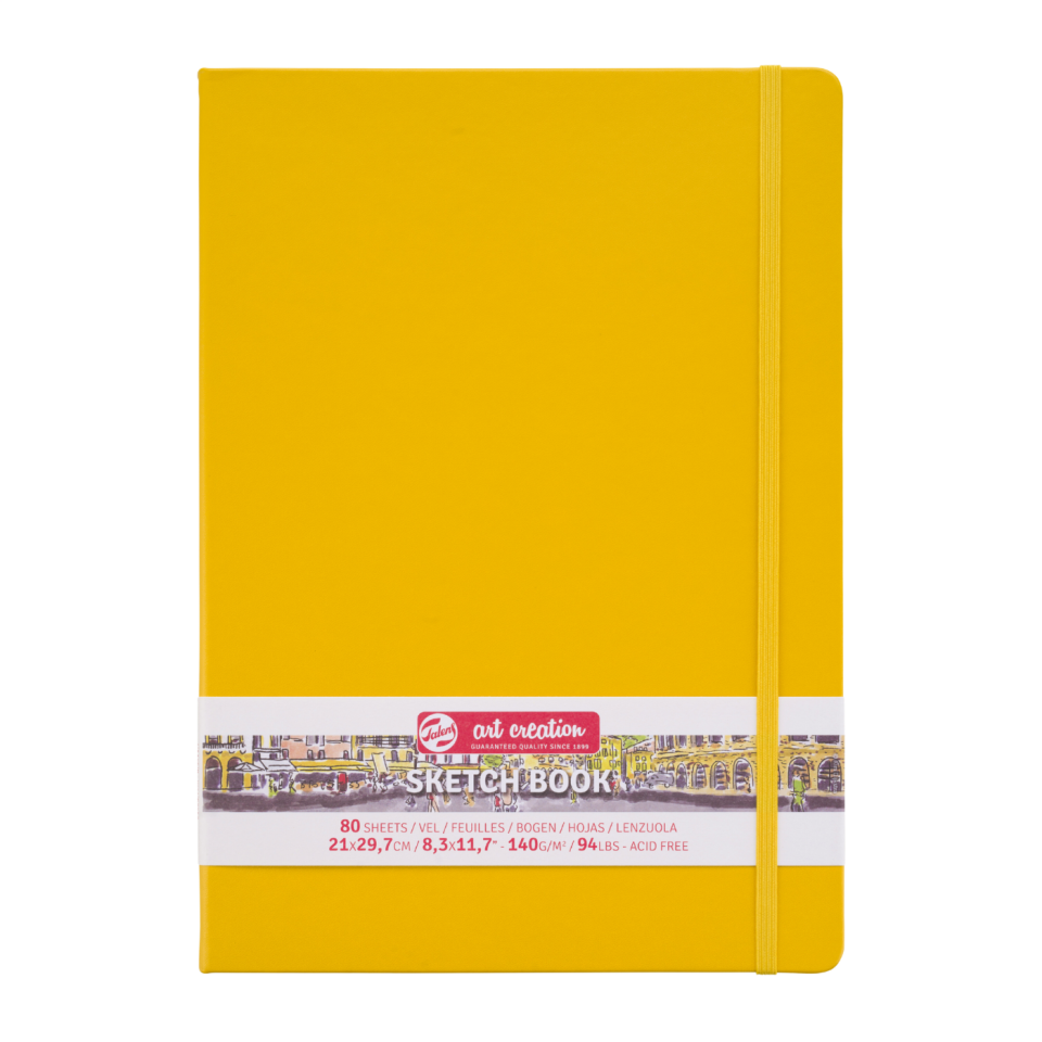 Talens Sanat Eseri Çizim Defteri Altın Sarısı 21x29,7cm 140gr 80Yp