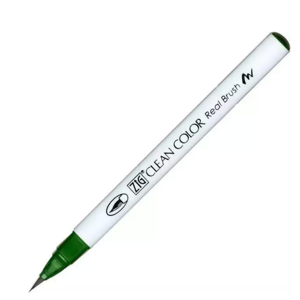 ZIG Clean Color Real Brush RB-6000AT 040 Green Fırça Uçlu Kalem