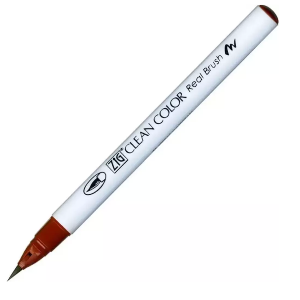 ZIG Clean Color Real Brush RB-6000AT 060 Brown Fırça Uçlu Kalem