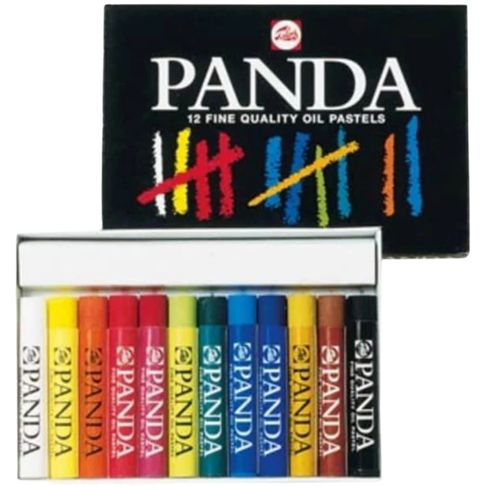 Talens Panda Yağlı Pastel Boya 12'li
