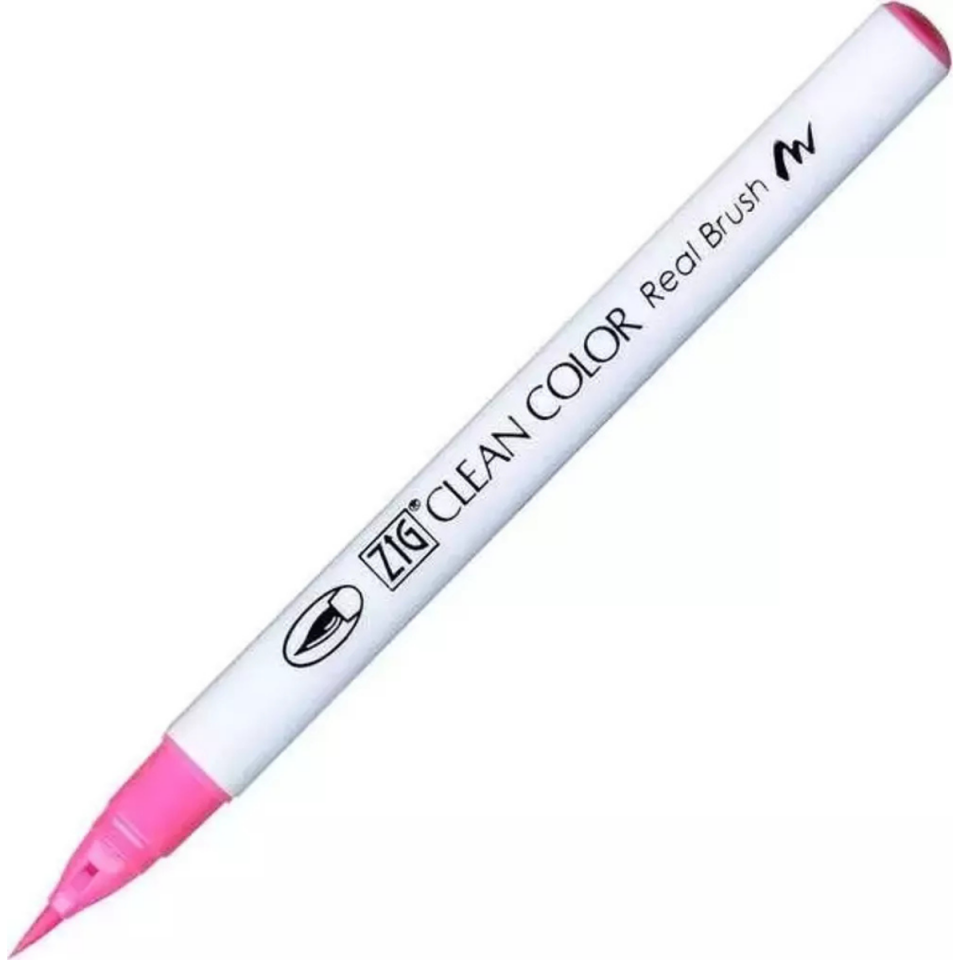 ZIG Clean Color Real Brush RB-6000AT 003 Pink Fırça Uçlu Kalem