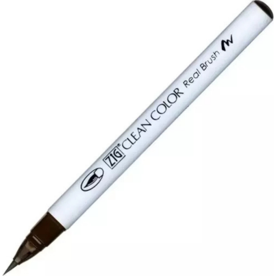 ZIG Clean Color Real Brush RB-6000AT 062 Dark Brown Fırça Uçlu Kalem