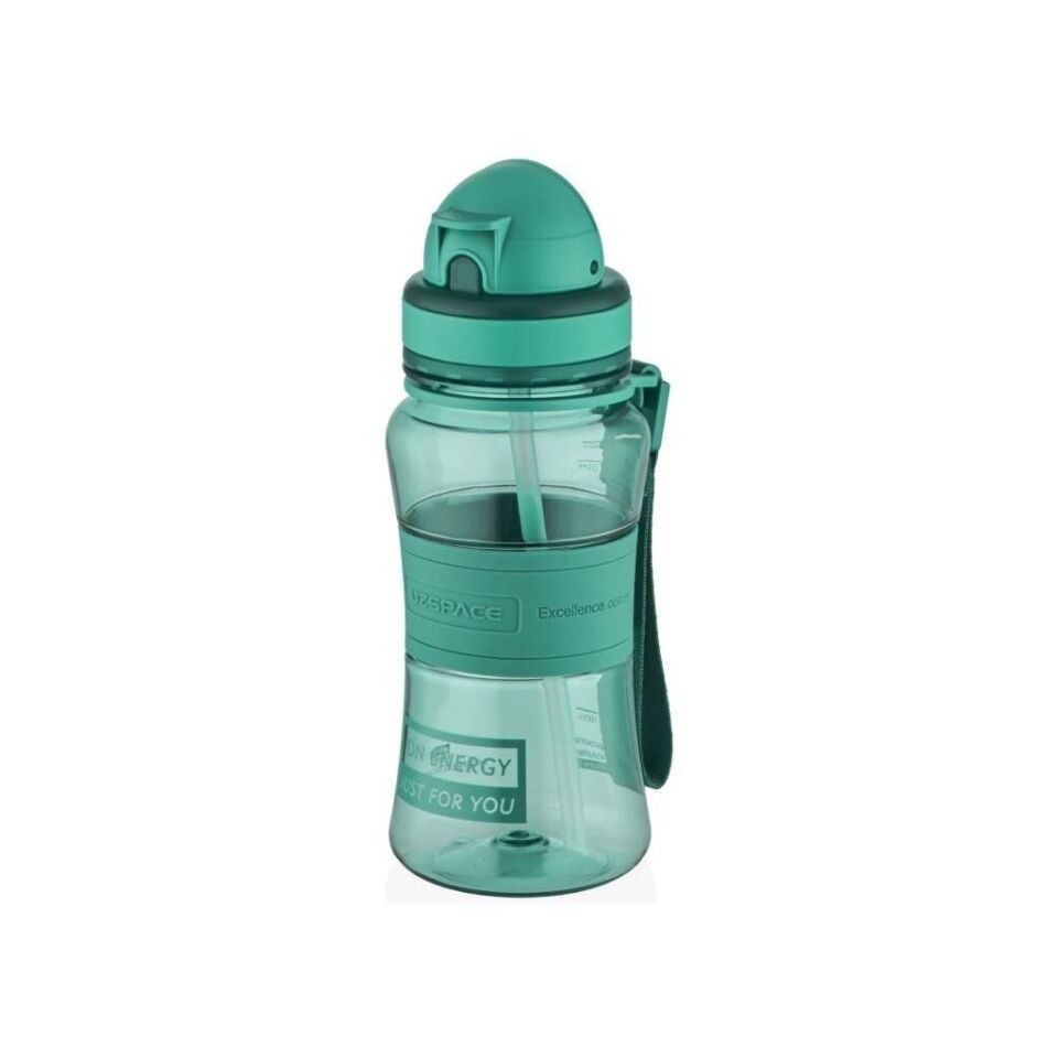 Uzspace 300ml Silikon Gövde Trıtan Su Matarası Yeşil