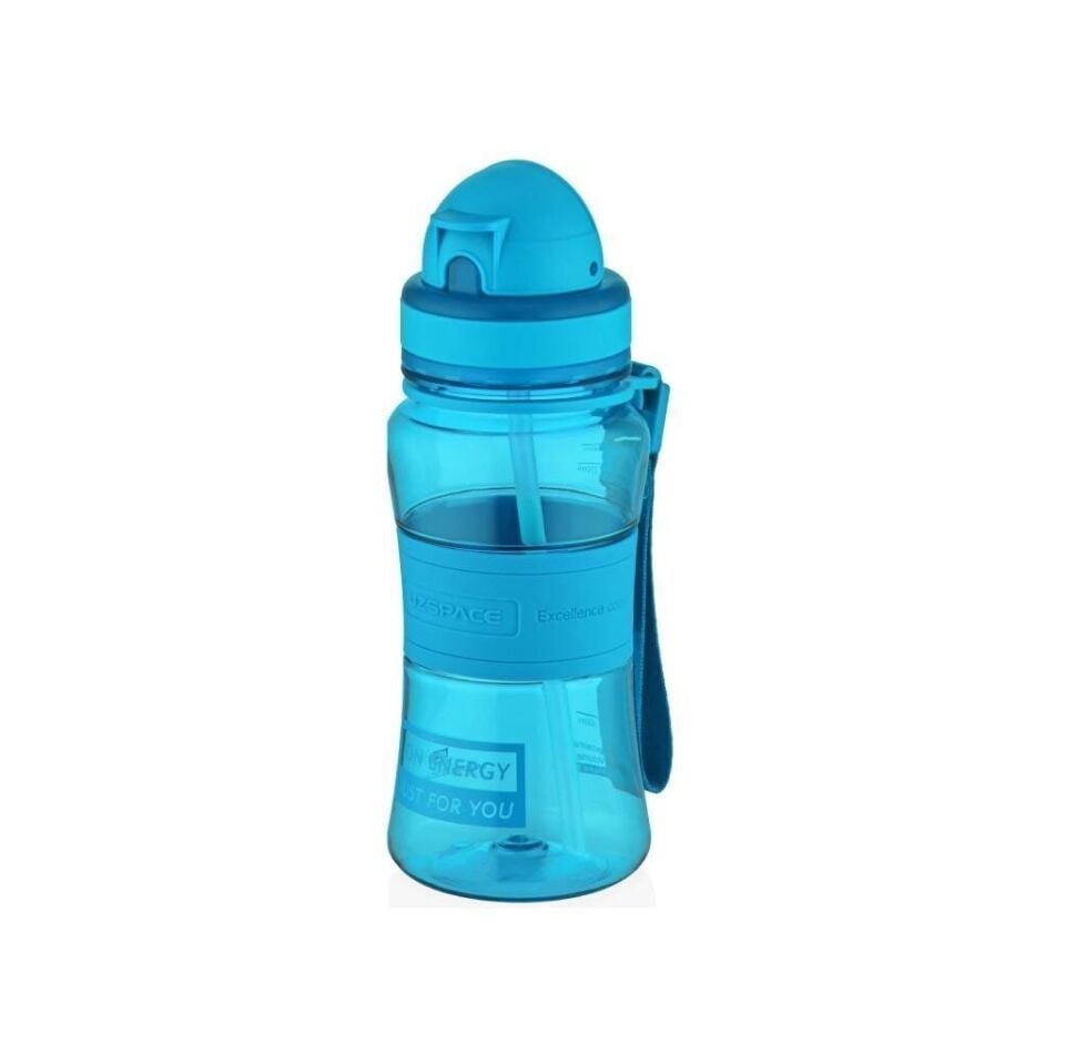 Uzspace 300ml Silikon Gövde Trıtan Su Matarası Turkuaz